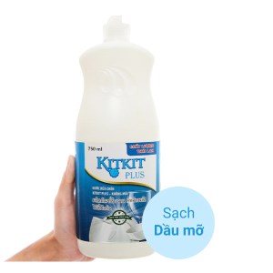 Nước rửa chén KitKit Plus không mùi chai 750ml