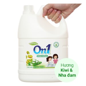 Nước rửa chén On1 hương kiwi và aloe vera can 3.53 lít