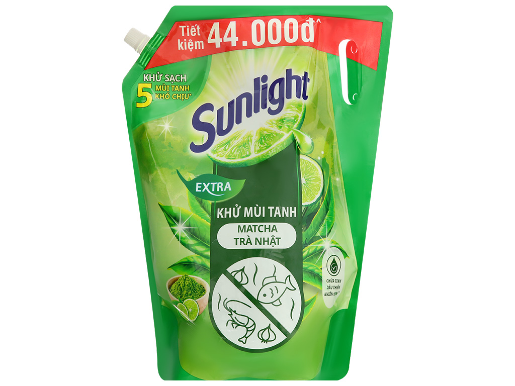 Nước rửa chén Sunlight matcha 3.2 lít tại Bách hoá XANH