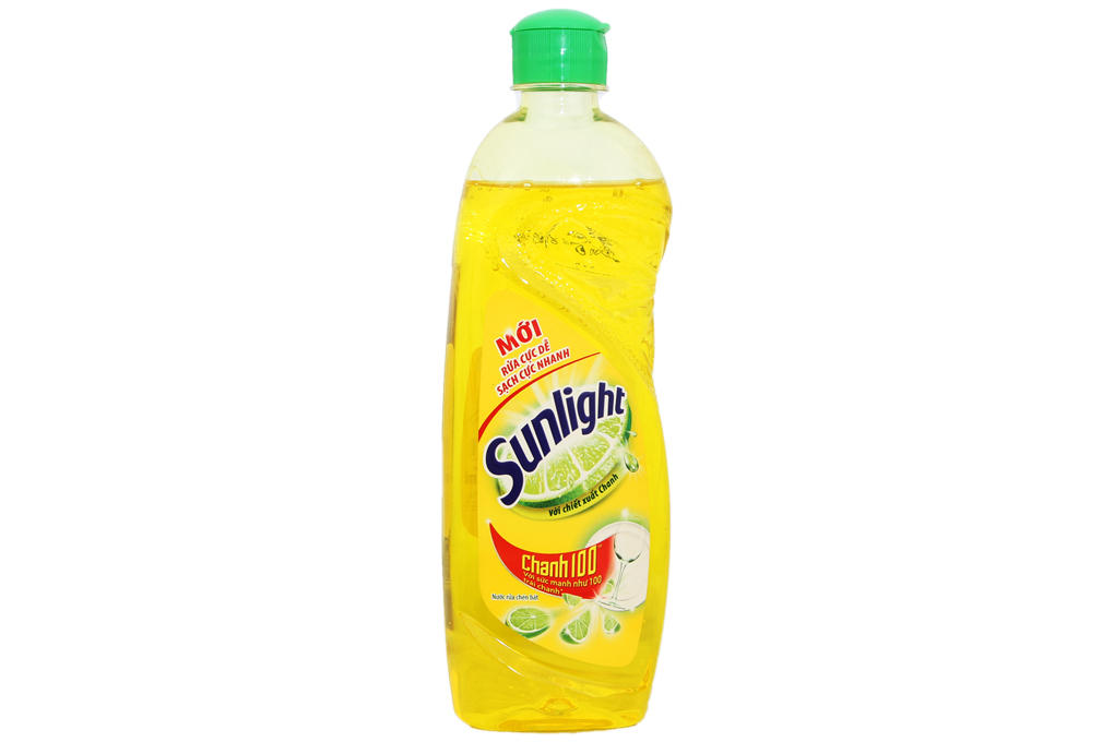 Nước rửa chén Sunlight hương Chanh chai 400g