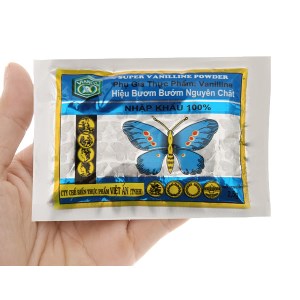 Bột thơm vani Vianco Hiệu Bươm Bướm gói 2.5g