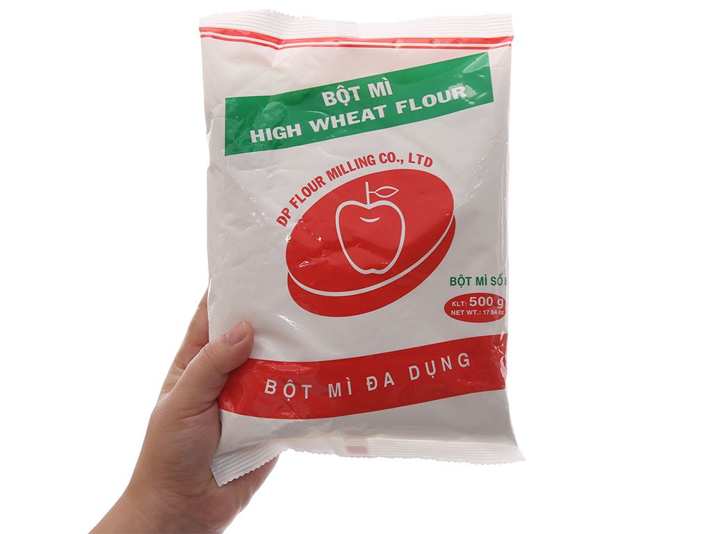 Bột mì đa dụng Táo Đỏ số 8 gói 500g 4