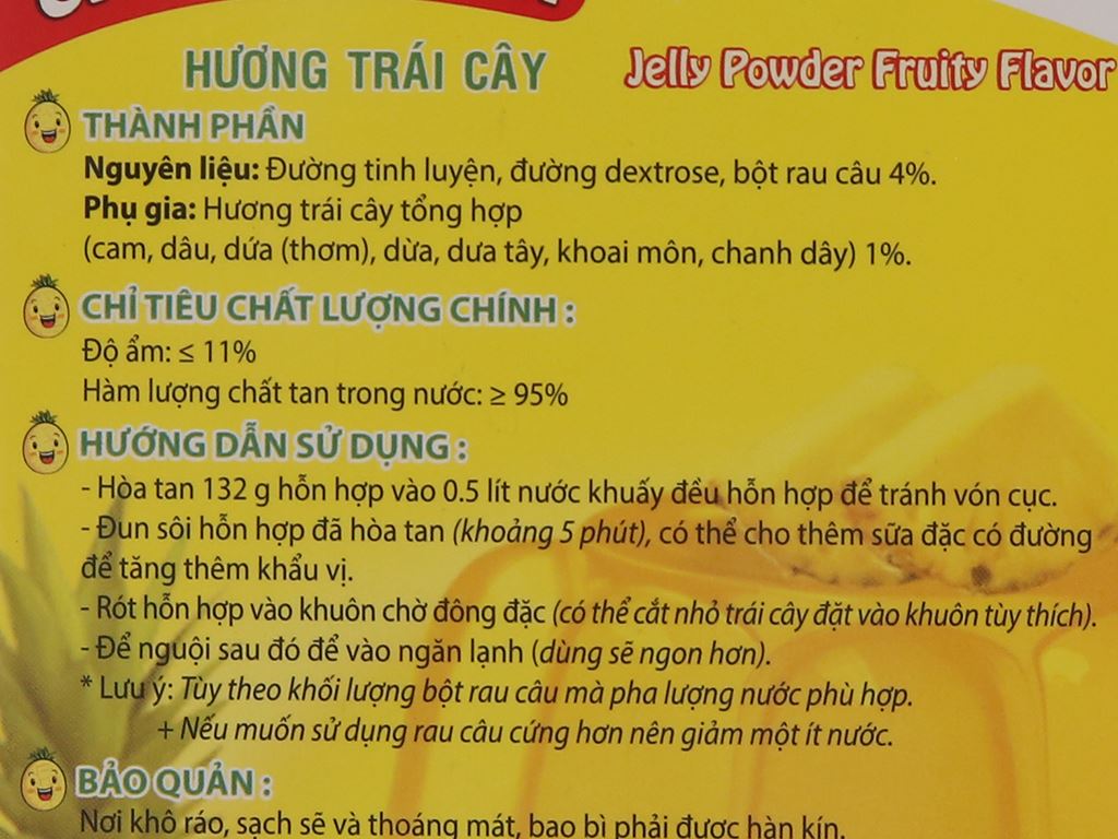 Rau câu pha sẵn VinaThạch hương dừa hộp 132gr 4