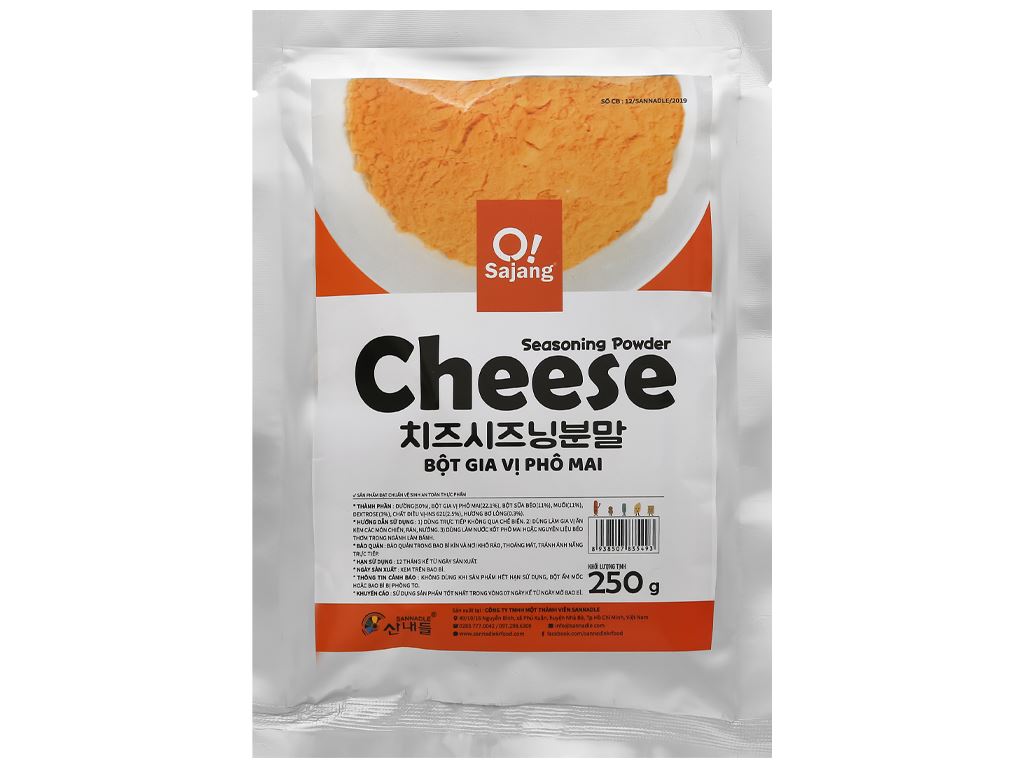 Bột gia vị phô mai O!Sajang gói 250g 1