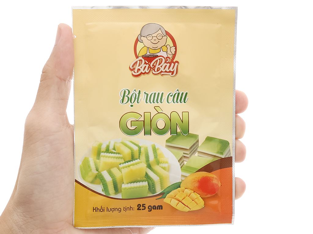Bột rau câu giòn Bà Bảy gói 25g 4