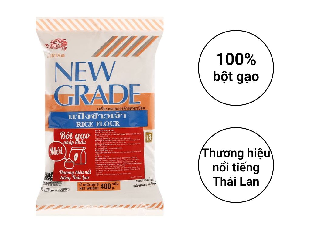 Bột gạo New Grade gói 400g 2