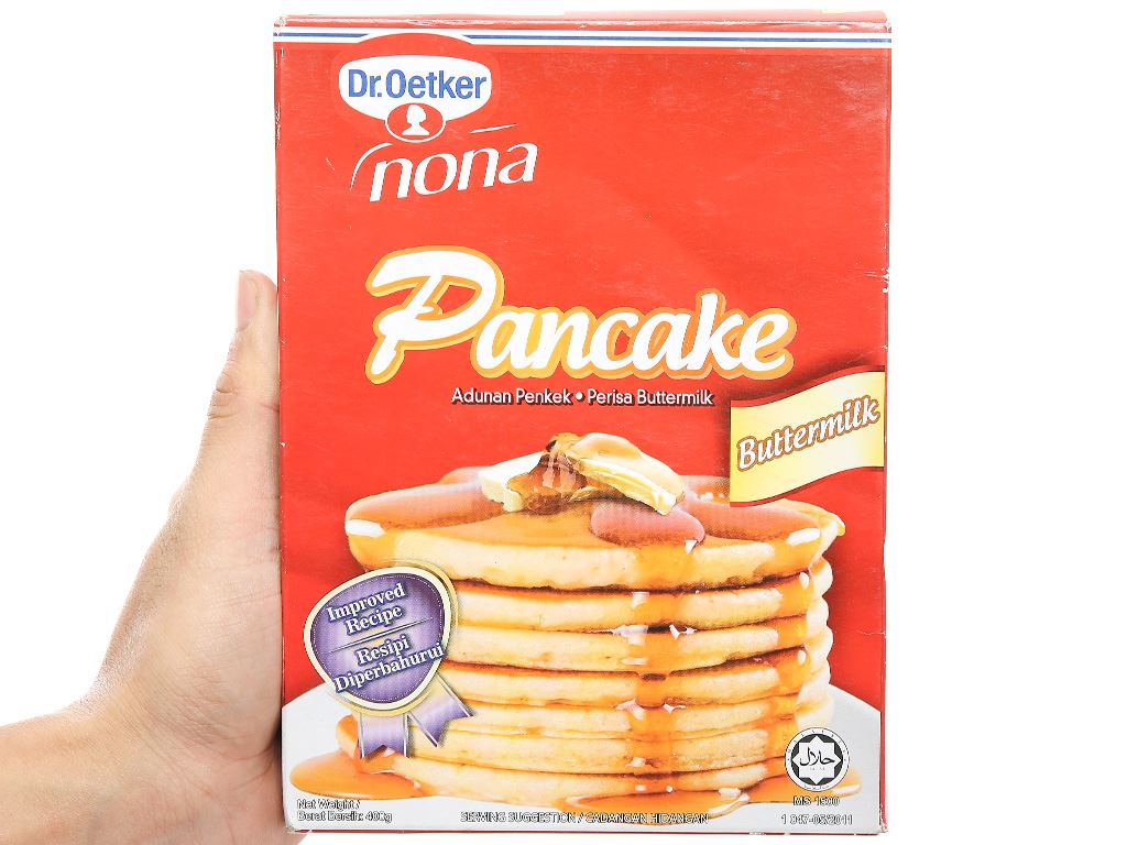 Bột làm bánh Pancake buttermilk Dr.Oetker Nona hộp 400g 8