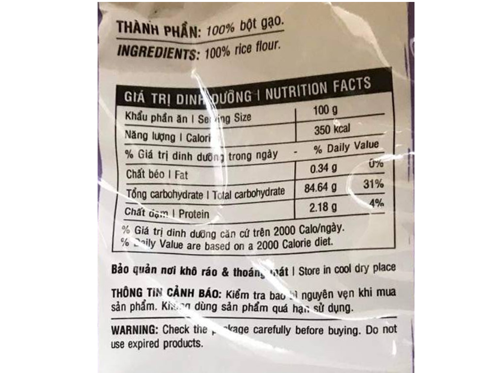 Bột gạo Tài Ký gói 400g 6