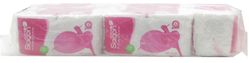 giấy vệ sinh sài gòn extra 10 cuộn
