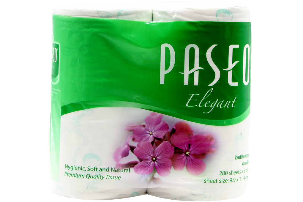 Giấy vệ sinh Paseo 4 cuộn 3 lớp