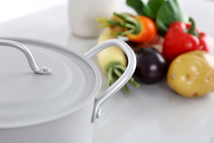 Nồi nhôm oxy hóa mềm nắp nhôm 18 cm Supor HT08008-1 Màu Bạc