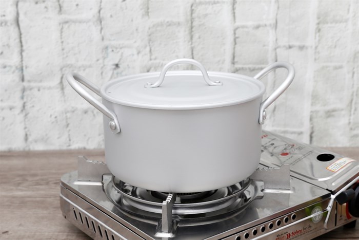 Nồi nhôm oxy hóa mềm nắp nhôm 18 cm Supor HT08008-1 Màu Bạc