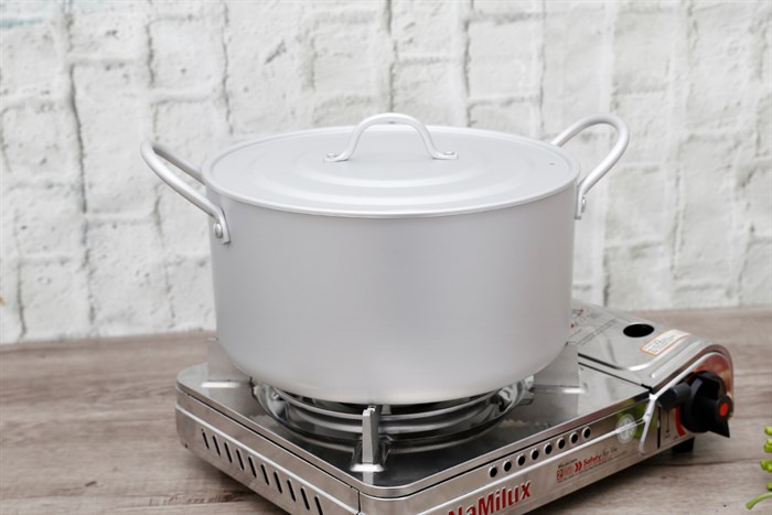 Nồi nhôm oxy hóa mềm nắp nhôm 24 cm Supor HT08008-5 Màu Bạc