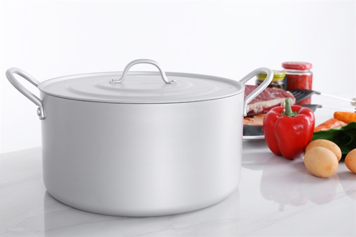 Nồi nhôm oxy hóa mềm nắp nhôm 26 cm Supor HT08008-4 Màu Bạc