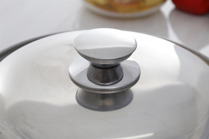 Bộ 2 nồi inox 3 đáy nắp inox Sunhouse SH332 Màu Inox