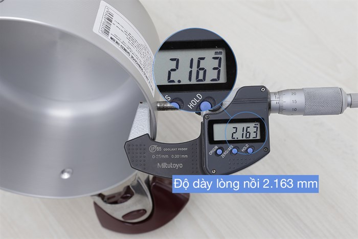 Nồi nhôm anod nắp kính 16 cm Sunhouse SH8833-16EBN Màu Xám