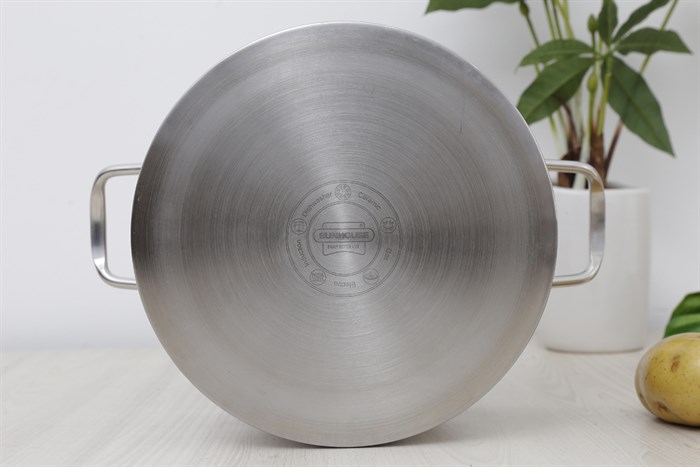 Bộ nồi xửng inox 5 đáy nắp kính 24 cm Sunhouse SSP25124 Màu Inox