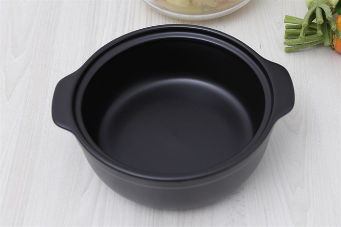 Nồi đất nắp kính 19 cm Dong hwa Tucbeghi G703 Màu Đen