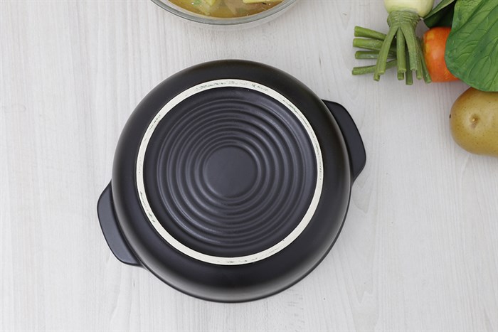Nồi đất nắp kính 19 cm Dong hwa Tucbeghi G703 Màu Đen