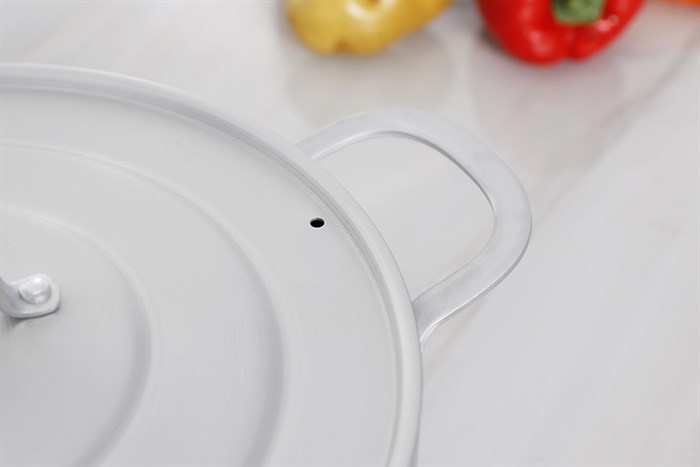 Nồi nhôm anod nắp nhôm 26 cm Sunhouse SH6542 Màu Xám