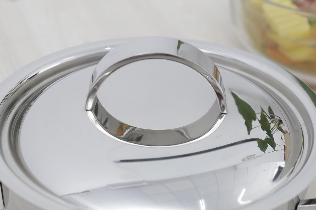 Nồi inox 3 đáy nắp inox 16 cm Fivestar N16-201QM Màu Inox