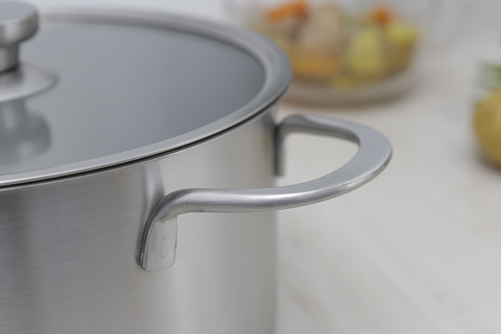 Nồi inox 3 đáy nắp kính 24 cm Delites 002NCH - 3
