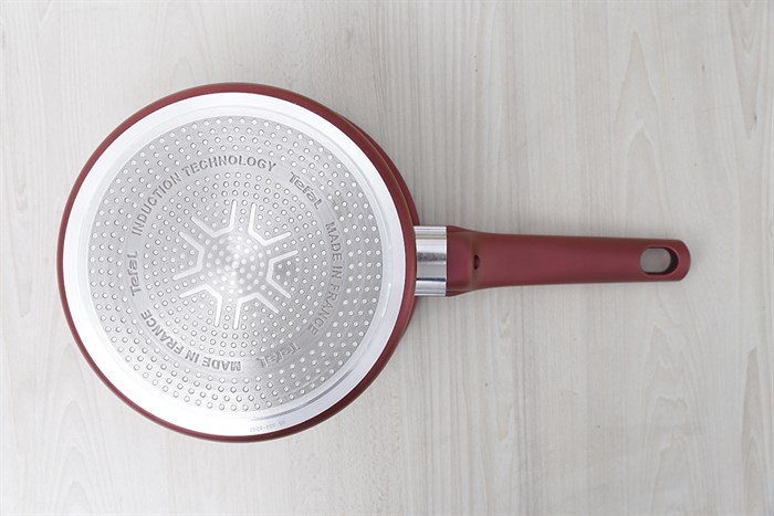 Quánh nhôm chống dính nắp kính 20 cm Tefal C6822472 Màu Hồng đất