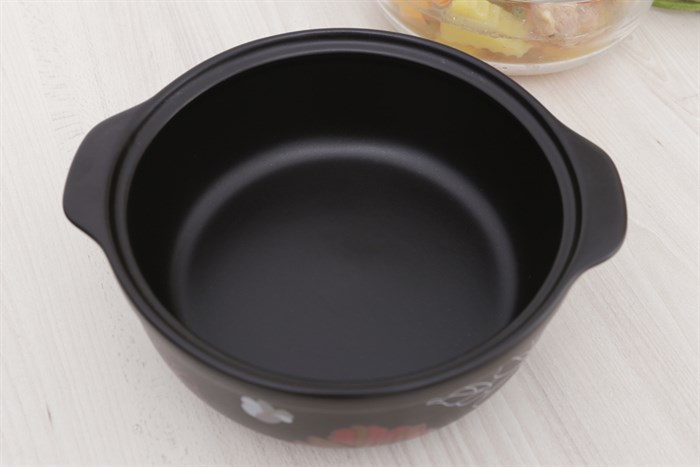 Nồi đất nắp kính 17 cm Dong Hwa Tucbeghi GF-703 Màu Đen