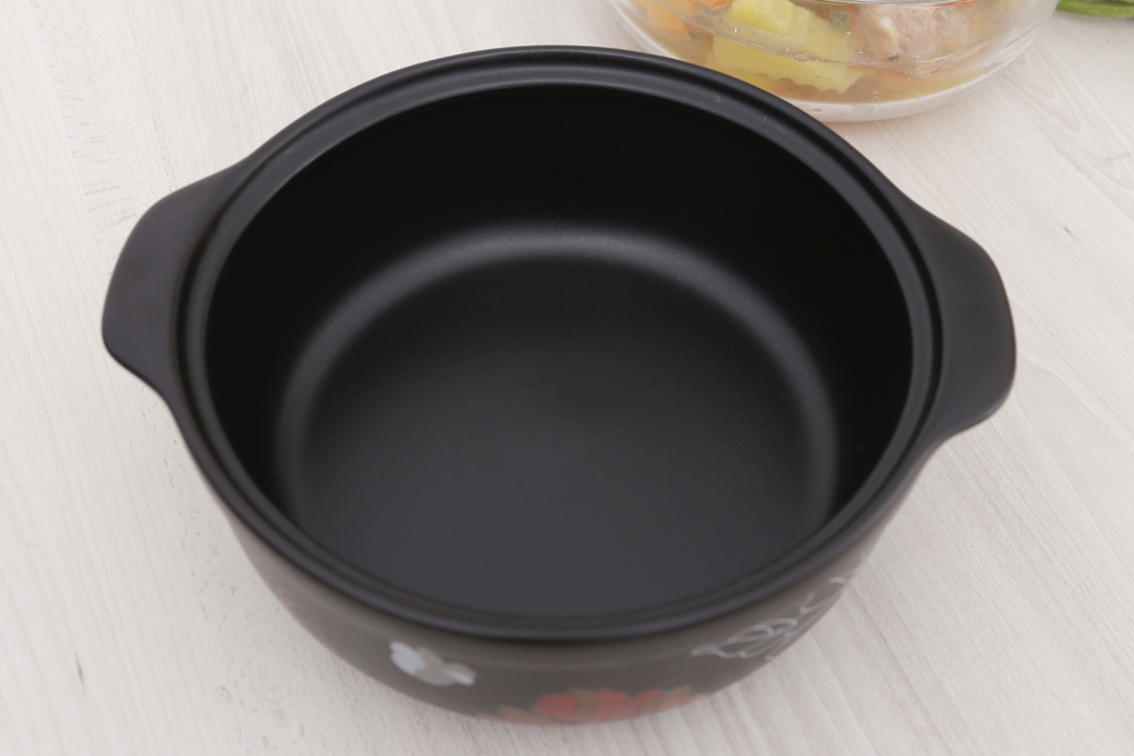 Nồi đất nắp kính 17 cm Dong Hwa Tucbeghi GF-703 Màu Đen