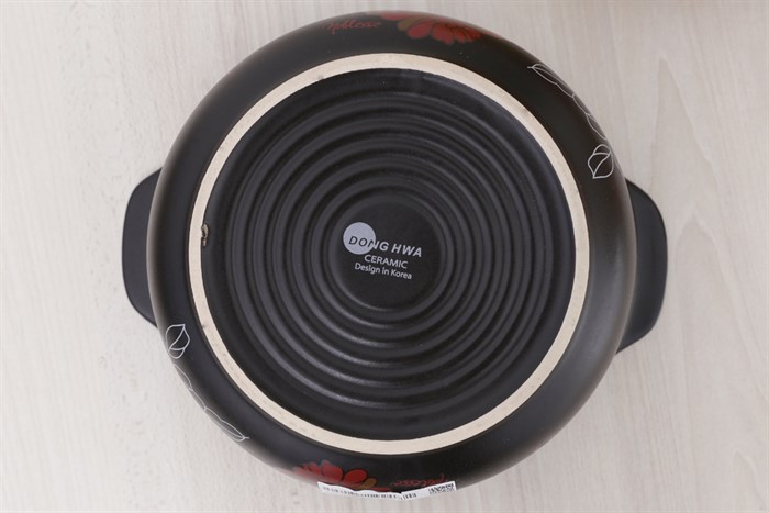 Nồi đất nắp kính 17 cm Dong Hwa Tucbeghi GF-703 Màu Đen