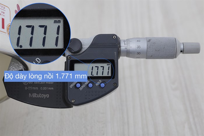 Quánh thép Nippon tráng men 16 cm Fujihoro MCPV-16S Màu Trắng