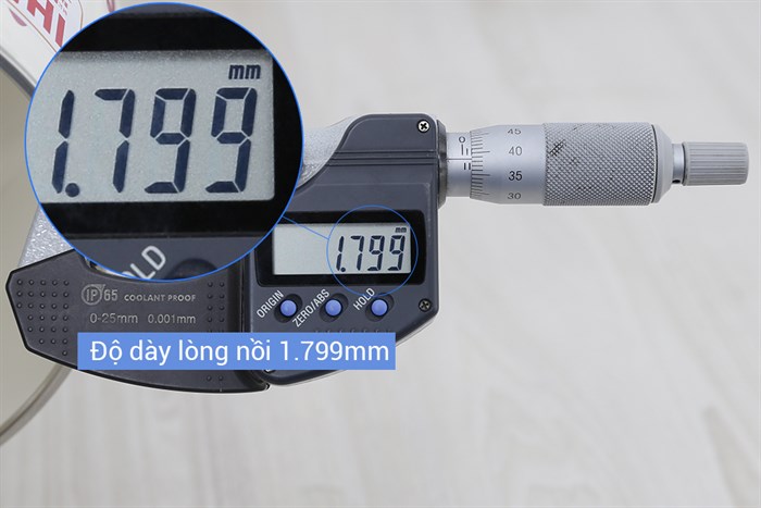 Nồi thép Nippon tráng men 20 cm Fujihoro MCPV-20W Màu Trắng