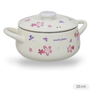 Nồi thép Nippon tráng men 20 cm Fujihoro MCPV-20W
