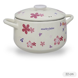 Nồi thép Nippon tráng men 22 cm Fujihoro MCPV-22DW