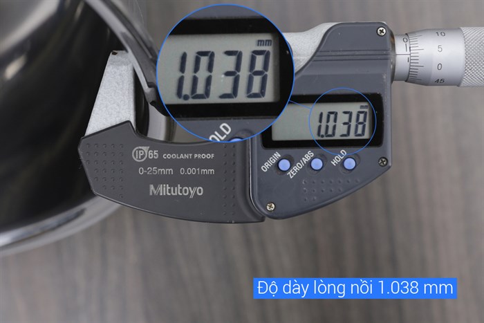 Nồi inox 3 đáy nắp inox 32 cm Fivestar N32-3D Màu Inox