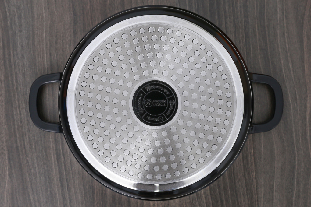 Nồi nhôm chống dính đáy từ 20 cm DMX NN001 Màu Đen