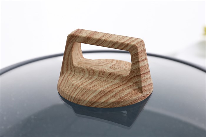 Nồi nhôm chống dính nắp kính 28 cm DMX NN002 Màu Xám