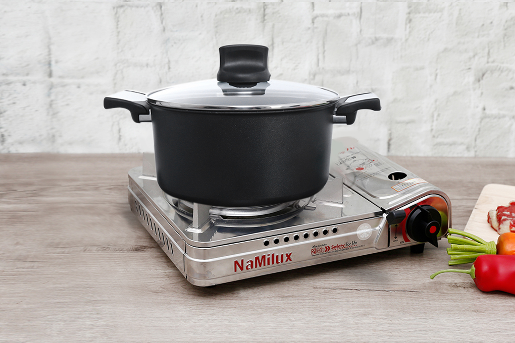 Nồi nhôm chống dính nắp kính 26 cm Tefal Expertises C6207172 - 15