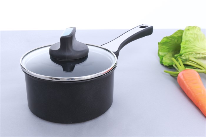 Quánh nhôm chống dính nắp kính 16 cm Tefal Expertise C6202272 Màu Đen