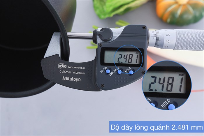 Quánh nhôm chống dính nắp kính 16 cm Tefal Expertise C6202272 Màu Đen