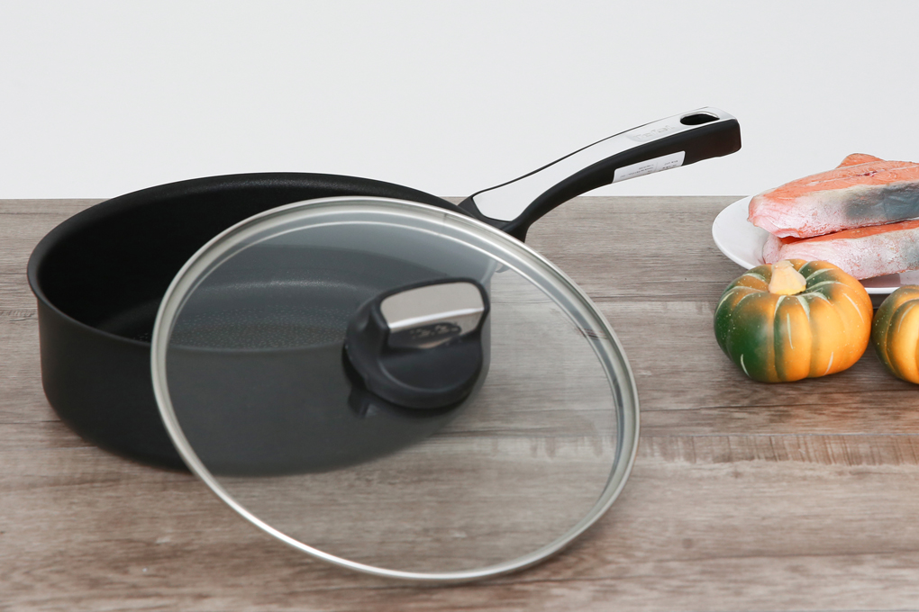 Nắp đậy bằng kính chịu nhiệt cao cấp dày bền - Quánh nhôm đáy từ chống dính 24 cm Tefal C6203272
