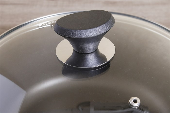 Bộ nồi chảo nhôm chống dính nắp kính Elmich EL1162 Màu Đỏ