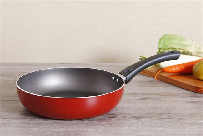 Bộ nồi chảo nhôm chống dính nắp kính Elmich EL1162 Màu Đỏ