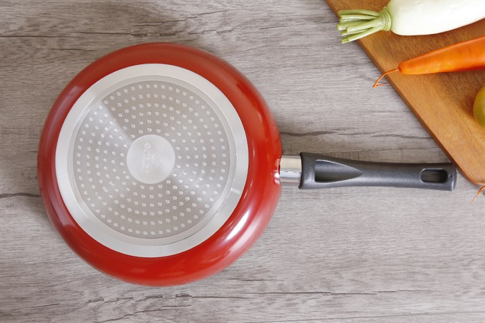 Bộ nồi chảo nhôm chống dính nắp kính Elmich EL1162 Màu Đỏ