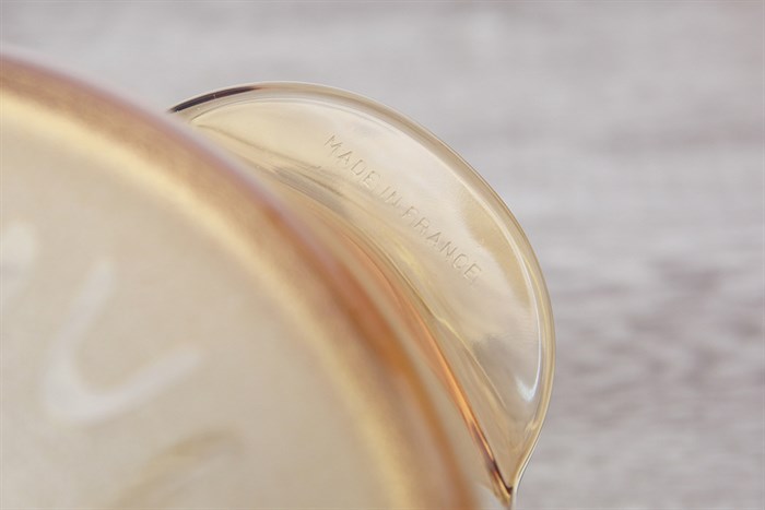 Nồi thủy tinh nắp thủy tinh 16cm Luminarc Amberline Granite 1 lít Màu Nâu