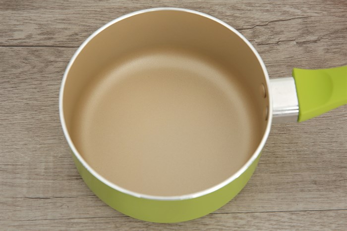 Quánh nhôm chống dính nắp kính 14 cm Sunhouse SMP151 Xanh lá Màu Xanh lá