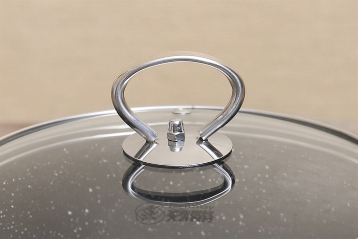 Nồi nhôm chống dính nắp kính 20 cm DMX NDE Màu Đen