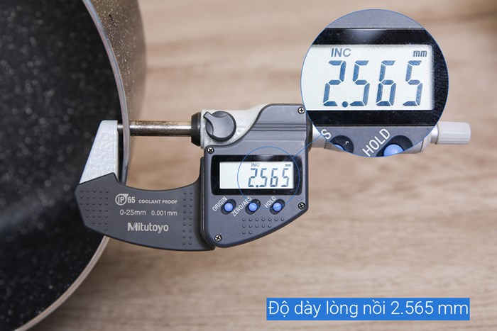 Nồi nhôm chống dính nắp kính 24 cm DMX NDE Màu Đen