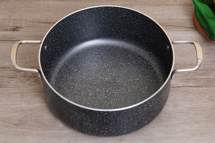 Nồi nhôm chống dính nắp kính 26 cm DMX NDE Màu Đen