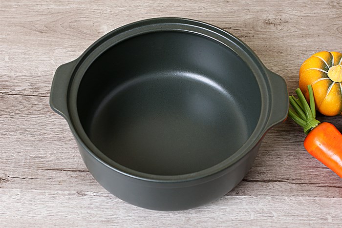 Nồi đất nắp kính 23 cm Dong hwa Tucbeghi G-705H Màu Xanh đen đậm